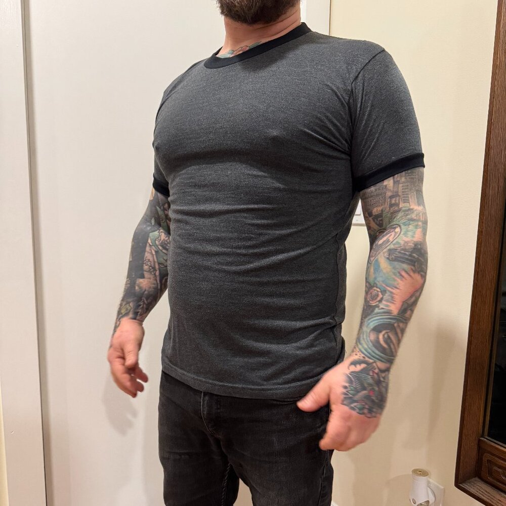 American Apparel 50/50 Ringer shirt
